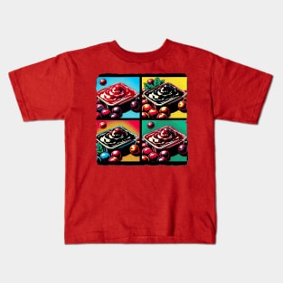 Cranberry Pop: A Vivid Artistic Take on a Holiday Classic Kids T-Shirt